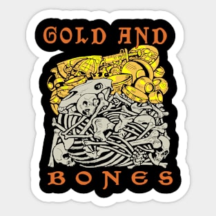 Norse gold and bones. Sticker